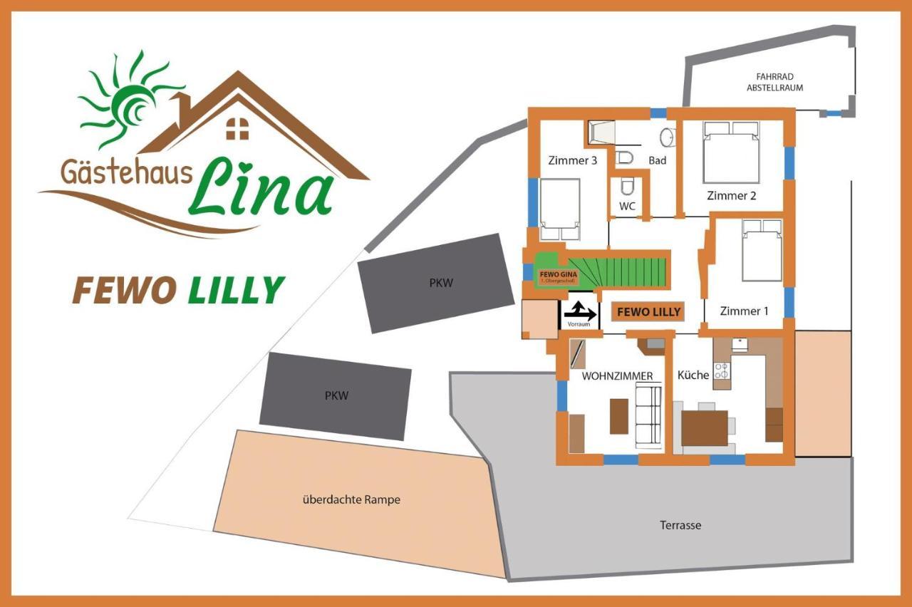 דירות תיירזה Gaestehaus Lina מראה חיצוני תמונה